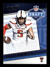 2017 Panini Prestige #1 Patrick Mahomes II Draft Big Board