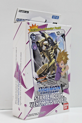 digimon card game starter deck venomous violet Digimon Card Game