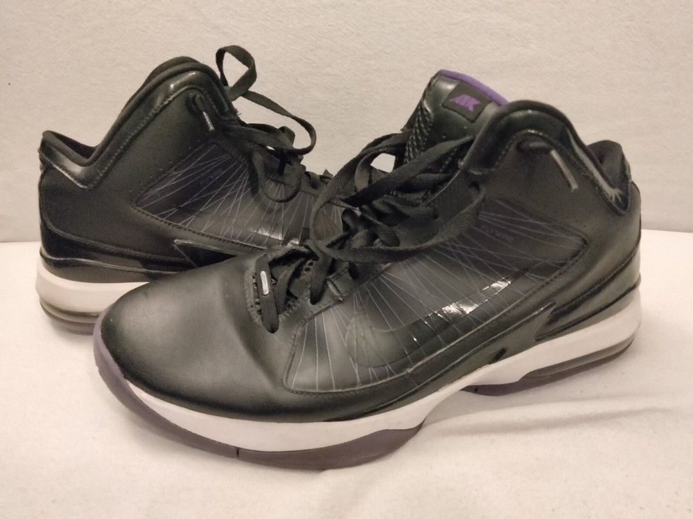 Nike Hyperfly Air Max Basketball Shoes 2010 Purple And White