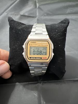 CASIO CLASSIC　A158WEA-1JF A158WA-1 | Vintage Silver Stainless Steel Metal Watch | CASIO