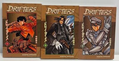 Drifters Volume #1 #4 #6 Dark Horse Manga First Edition Kohta