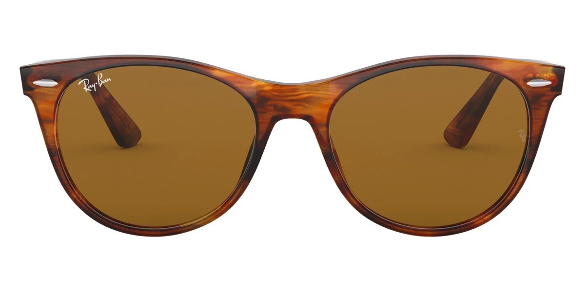 Ray-Ban 0RB2185 Sunglasses Unisex Havana Oval 52mm New 100% Authentic