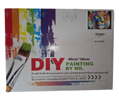 DIY Digitales Malen nach Zahlen Rahmenloses Wandbild Bild 40 cm x 30 cm