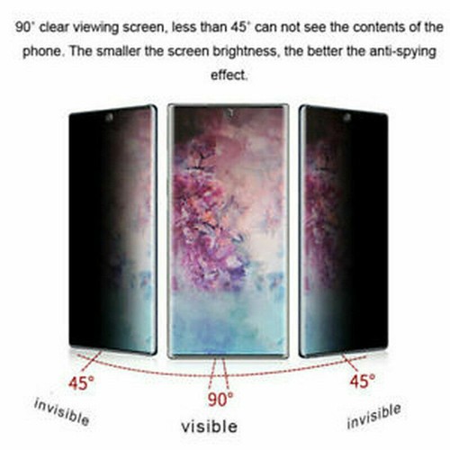 Soft Film Screen Protector Anti Spy Privacy For Samsung S23 S22 Plus Ultra S21 - Picture 6 of 12