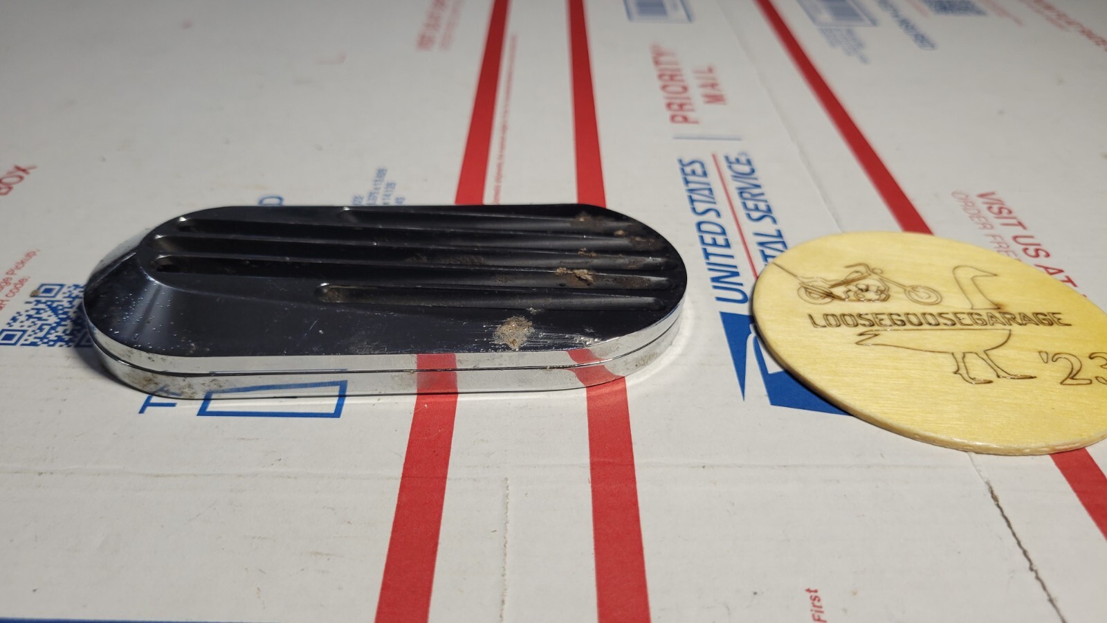 65-98 Harley Davidson Custom Chrome Mirage Primary Inspection Cover 27-155-1 FX