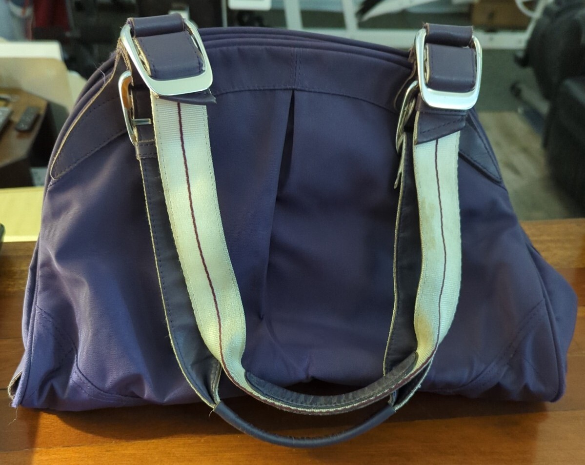 RARE Nike Monika Club Luxury Training Bag Purple Nylo… Gem