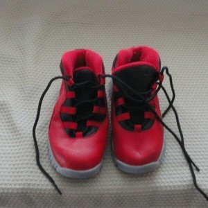 nike shoes red and black high tops