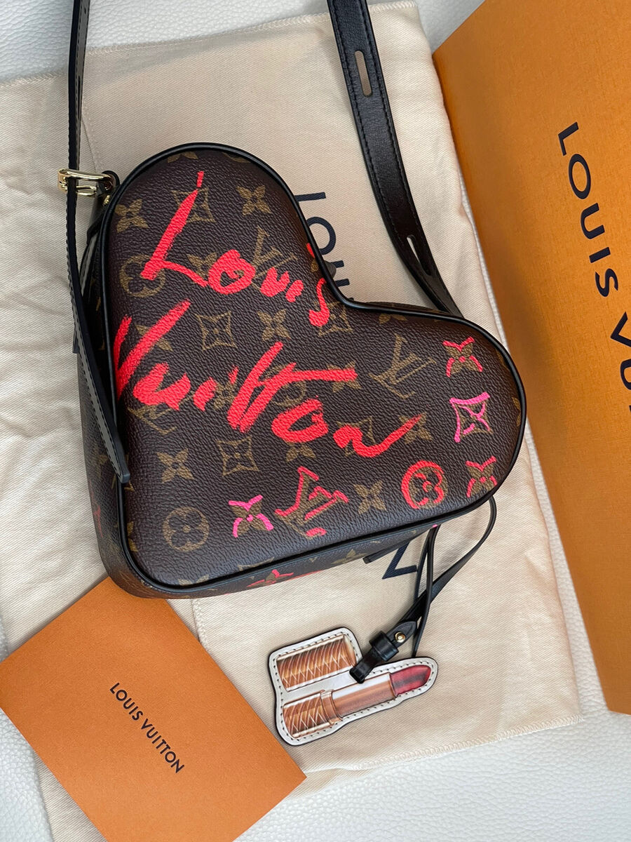 louis vuitton heart shaped purse