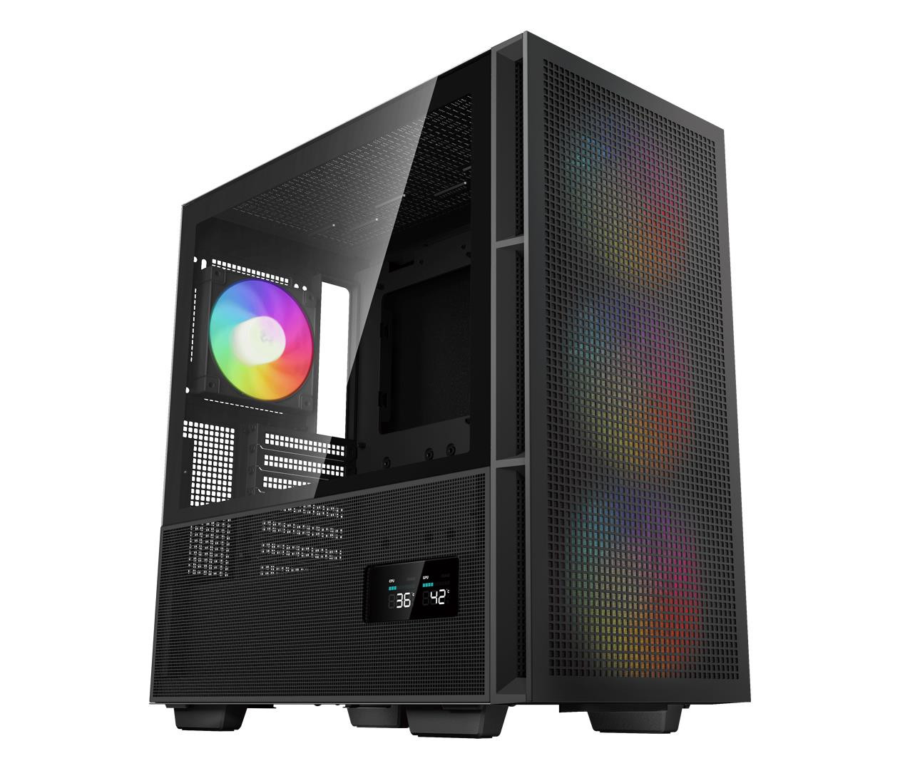 DeepCool CH560 DIGITAL Mid-Tower-Настольный компьютер Gehuse PC-Корпус для компьютера Gehuse черный 17290₽