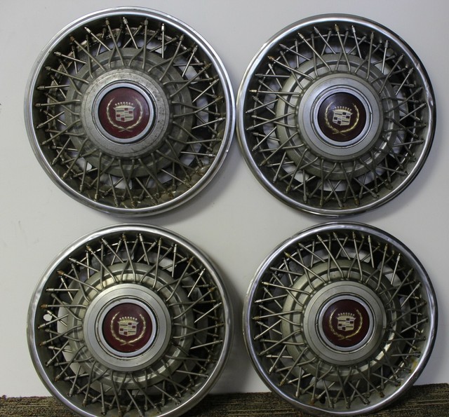 1979 to 1985 Cadillac Eldorado Seville 15 Inch Wire Spoke Hubcaps Beaters for sale online eBay