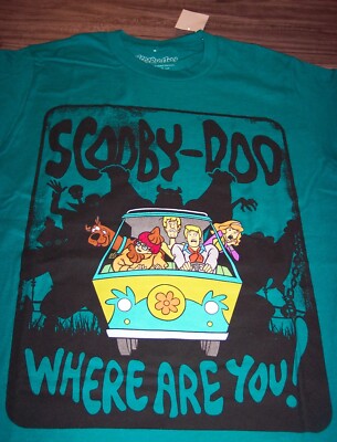 Hanna-Barbera SCOOBY-DOO Where Are You T-Shirt MEDIUM Mens NEW w/ TAG