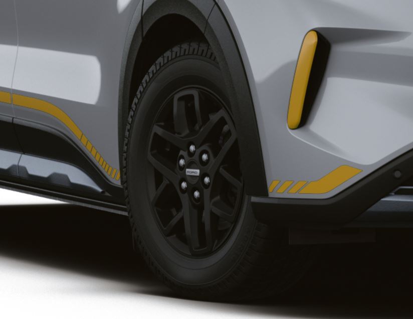 Jante alliage 16 pouces Ford à 6 branches coloris Asphalt Matt Black