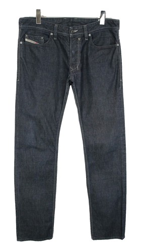 Diesel Safado Blue Distressed Straight Leg Denim Jeans W34 L30 | eBay