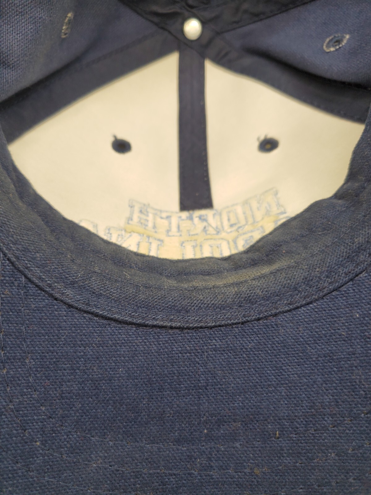 North Carolina Tar Heels Vintage Jordan Blue Strapback Cap Hat- One Size thumbnail 6