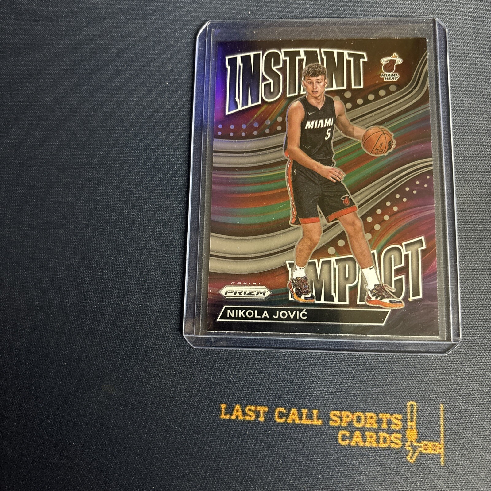 2022 Panini Prizm Basketball Nikola Jovic Instant Impact Silver #7 Miami Heat