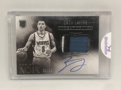 NBA カード Zach LaVine RC Noir 99シリ Zach Lavine Rookie Auto 2014