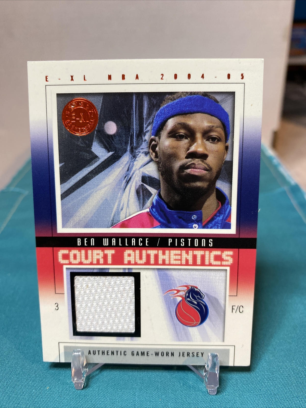 2004-05 E-XL Court Authentic Ben Wallace CA-BW /500