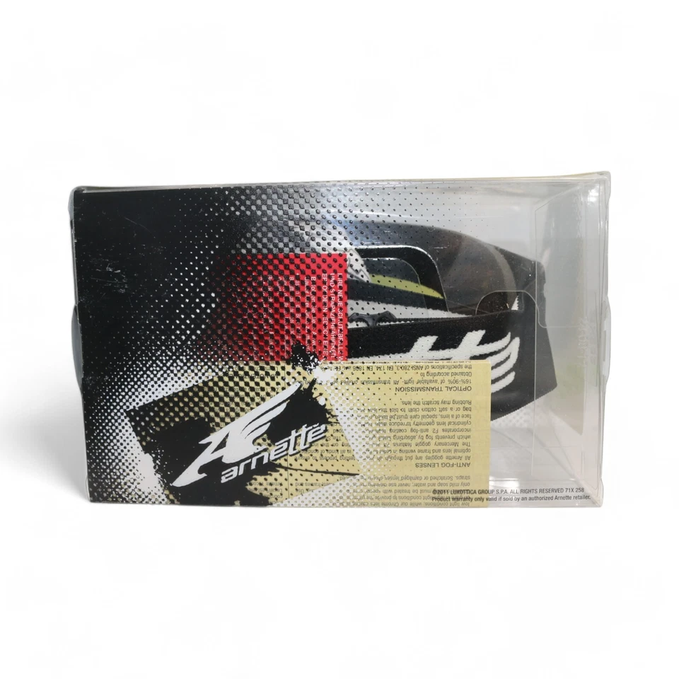 Arnette Mercenary Midnight Black Skulls Shadow Chrome Snow Ski Goggles UV - Image 2 of 4