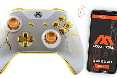 Gold Thunder Xbox One Series S|X SMART Custom Rapid Fire Modded Controller FPS