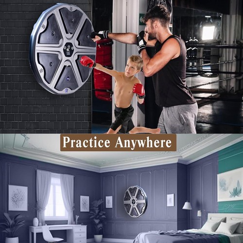 Smart Bluetooth Music Boxing Machine - Wall Mount Punch Trainer for Home & Gym - Picture 7 of 9