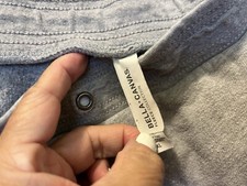 BELLA CANVAS COMFY ELASTIC WAIST GRAY COTTON COZY FLEECE POCKETS SWEAT PANTS XL