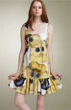 Anthropologie Dress Leifsdottir Bellis Brushstroke Size 0