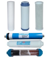 Ersatzfilterset Osmose 1 Jahr + Nachfilter + 100 Gpd + 3-Phasen-Mineralfilter