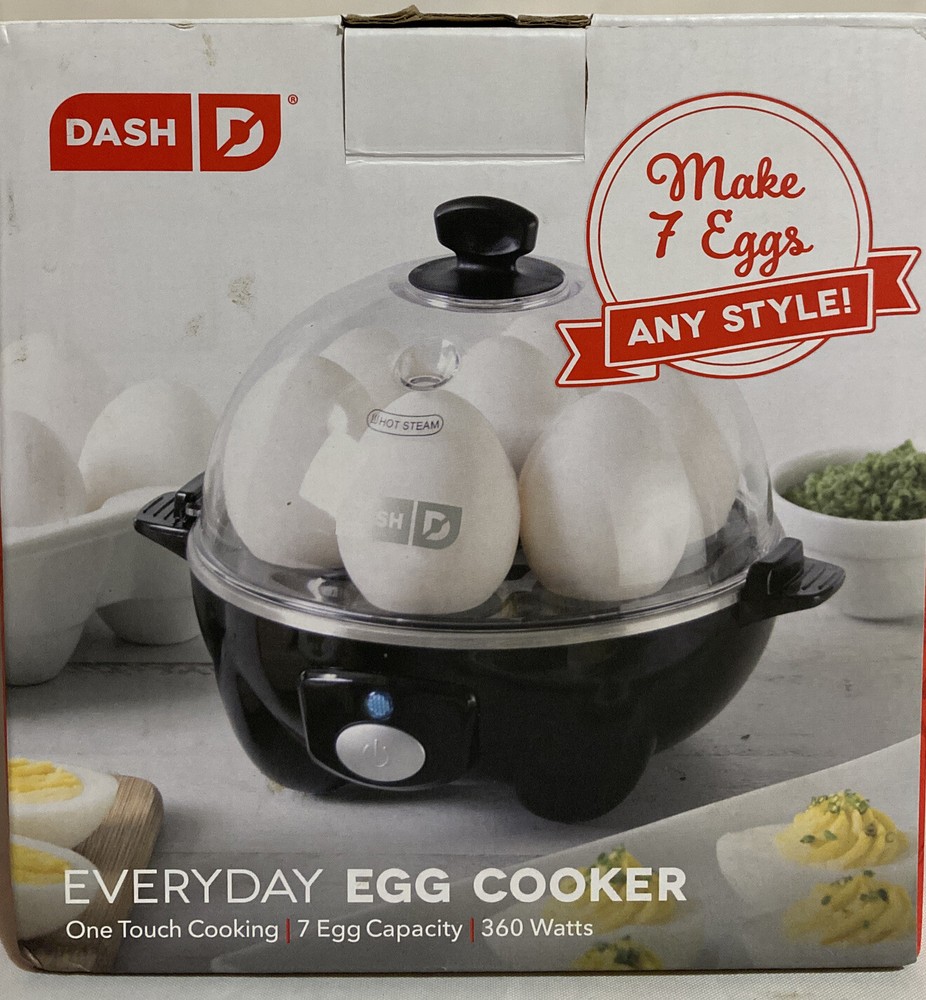 Dash 7 Egg Everyday Egg Cooker in Sleek Black