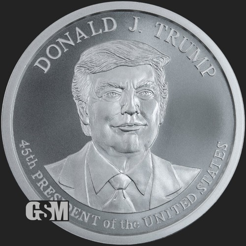 2 Oz Donald Trump .999 silver 45th President commemorative MAGA IN A CAPSULE - Picture 1 of 3