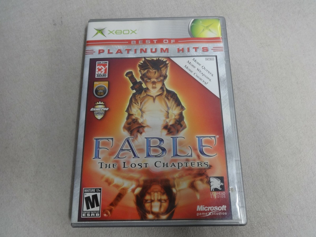 EUC Fable The Lost Chapters Original Microsoft Xbox Game Complete
