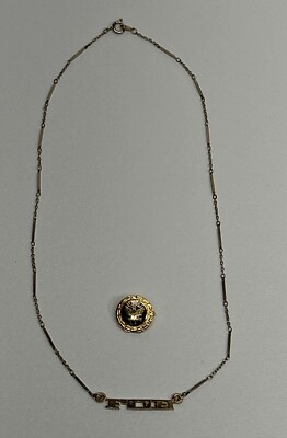 FOE Necklace And FOE LA Brooch