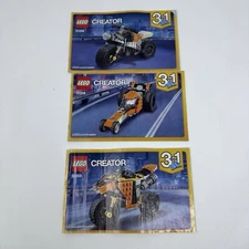 LEGO 31059 Creator Sunset Street Bike 3-in-1 Instruction Booklets Manuals Only