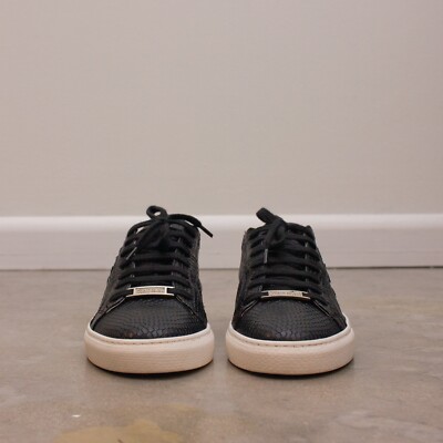 495$MRP ROBERTO CAVALLI Snake-Print Leather Sneakers Mens  display picture 1