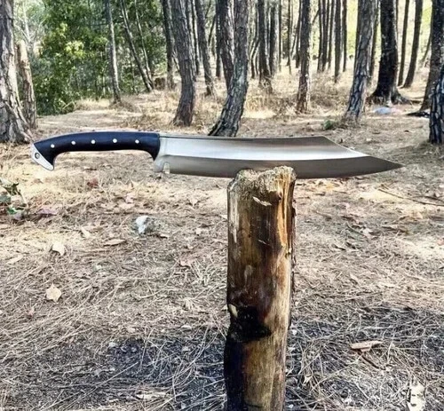 Machete vikingo moderno de hoja de acero al carbono hecho a mano personalizado | Camping | 26 pulgadas Foto 4 de 4