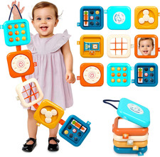 Busy Board for 1 Year Old Montessori Toys for 1 2 Boy Girl Toys Toddler Car Airp