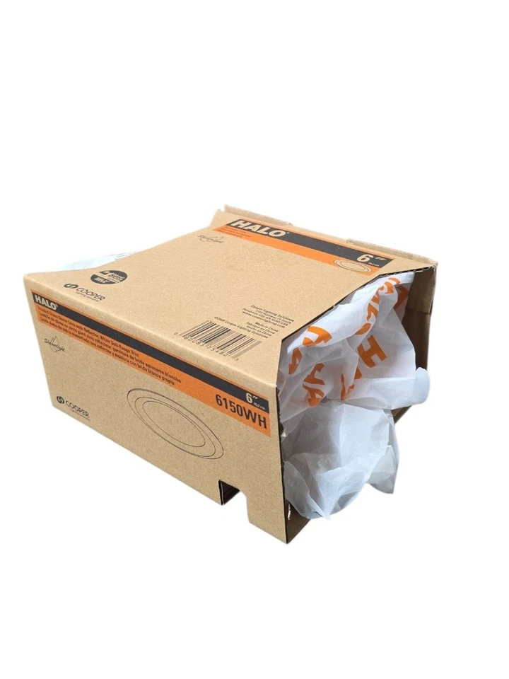 Lámpara de techo empotrada blanca HALO E26 Series 6 pulgadas luz de ducha con clasificación húmeda Foto 2 de 3