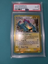 2006 Pokemon EX Feraligatr Holo Dragon Frontiers #2 PSA 6