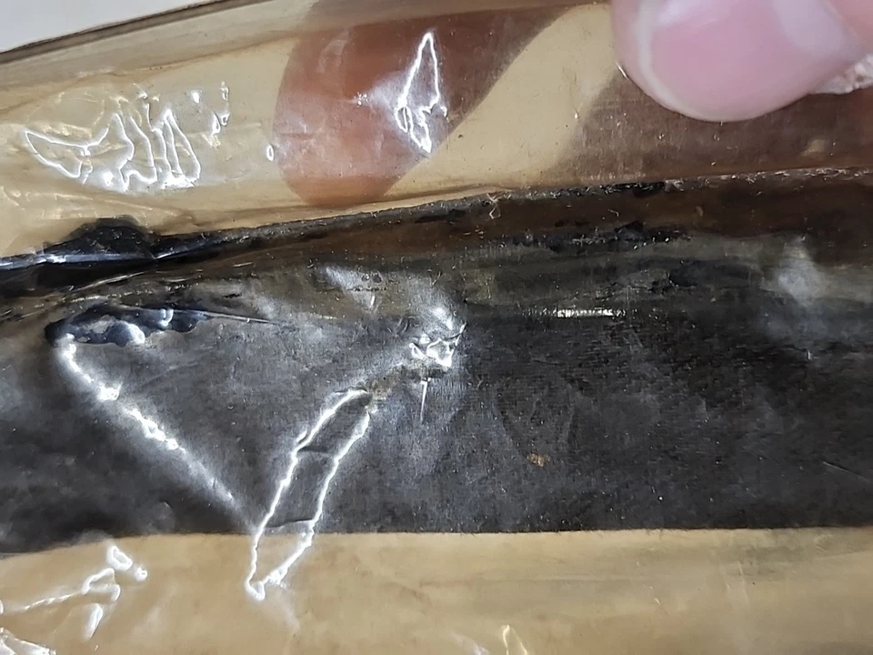 Buick Super & RM Riviera 1957 sedán # 4699773 ventana lateral borde guía sello fabricante de equipos originales Foto 4 de 4