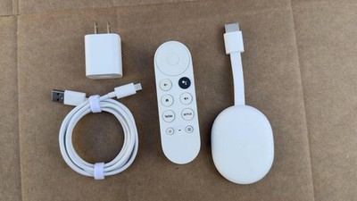 Google Chromecast with Google TV Media Streamer - Snow (GA03131-US)