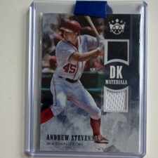 Panini 2018 Diamond Kings Andrew Stevenson Nationals Memorabilia DKM-AO Baseball