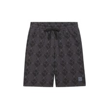 PUMA Essentials Logomania Graphic Short Mens Black Casual Athletic Bottoms 68649
