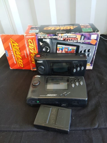 2 Sega Nomad Genesis Not Working  / FOR PARTS Only  (Read Description) 1 Box 