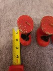 4 VTG NOS Commodore Christmas Santa Claus Boot Candles 3 Red 1 Blue All Unused — photo 4