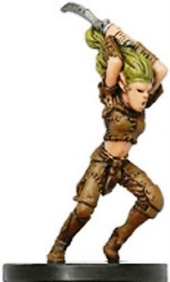  WILD ELF WARSINGER  26 C FIGUR UNHALLOWED 2007  D&D MINIATURES PATHFINDER RPG