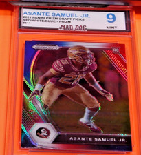 ASANTE SAMUEL JR Rookie***2021 Panini PRIZM Red Blue***CHARGERS**MINT 9**Mad DOG
