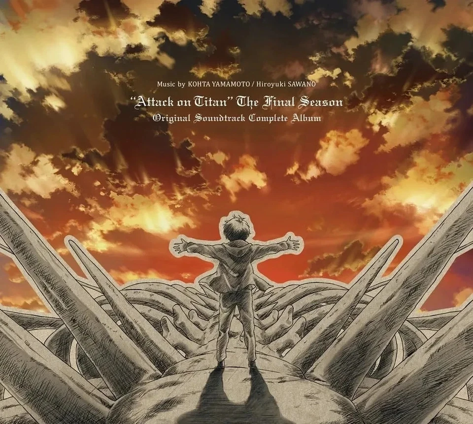 Attack on Titan The Final Season Soundtrack Complete Album 3CD Blu-ray FedEx new - Image 4 of 4
