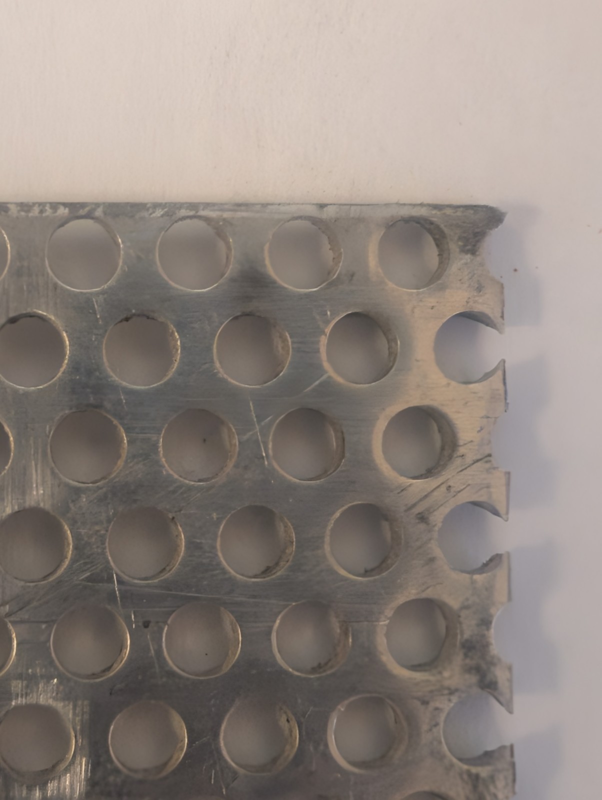 Aluminum Perforated Metal .125" Holes .187 Staggered, .065 Thick 12"X24" Long.