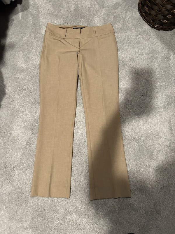 The Limited Pants Trousers Womens 4S 4 Short Drew Fit Brown Tan Beige