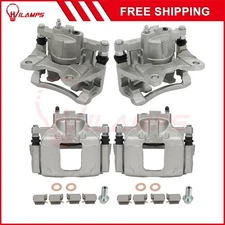 Brake Calipers For 2007-2010 Dodge Nitro 2008-2012 Jeep Liberty 4Pcs Front Rear