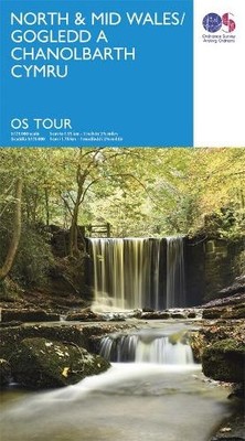 North & Mid Wales Gogledd a Chanolbarth Cymru (Map) OS Tour